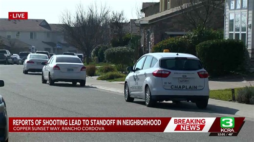 Reports of shooting lead to standoff in Sacramento County