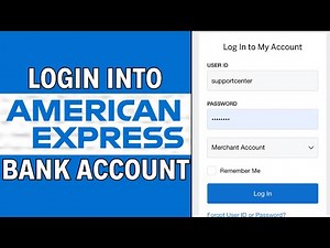 How To Login Into American Express Bank Account 2024 (AMEX BANK LOGIN)