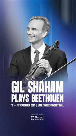 Don’t miss Beethoven’s beloved Violin Concerto performed with the power and finesse of your Calgary Phil and Grammy-award winning, world-renowned violinist Gil Shaham! | Calgary Philharmonic Orchestra