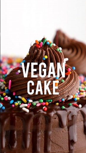 EASY Vegan Cake Recipe 🍰