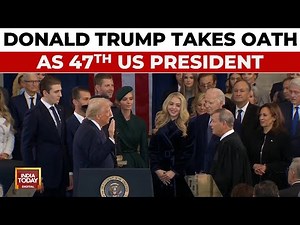 Donald Trump Takes Oath Of Office As 45th President Of The United States Of America | Trump's Oath
