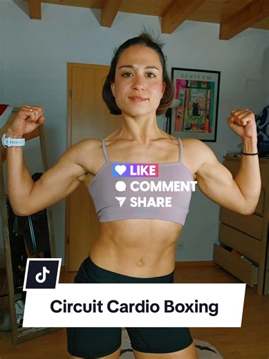 Mon circuit cardio brûle graisse abdos ! .#KickBoxing #abdo #femmemusclee #cardioboxing #fitness