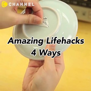 69K views · 336 reactions | Amazing Lifehacks 4 Ways via C CHANNEL Art&Study | C Channel | Facebook