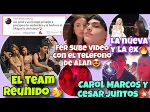TEAM MIGAJEROS REUNION🥰FER DURAN AND ALAN ARRIETA UPLOAD VIDEO💥CAROL CESAR AND MARCOS TOGETHER💣