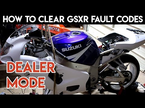 how to scan gsxr check engine light - dealer mode - c23 tip over sensor TOS