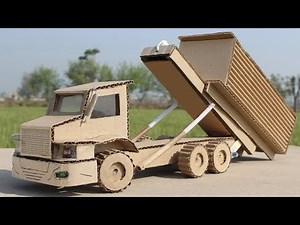 How To Make a Roll Off Truck From Cardboard at Home ! Amazing Truck DIY