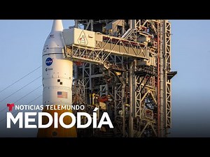 La NASA llena de combustible el cohete de Artemis II y hasta ahora no hay fugas | Noticias Telemundo