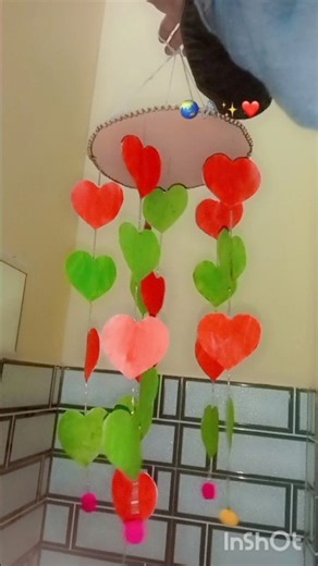 part:2 😀 jhumar diy ☺️ with me 🤗 #cute #easy #simple #homemade #homedecor #jhumar #idea 😍😉