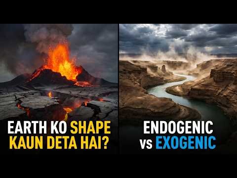 Complete Geography Documentary Ep 3: Earth Ko Shape Kaise Milta Hai? | Endogenic & Exogenic Forces
