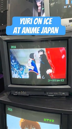 Yuri On Ice (technically) spotted at MAPPA’s Booth at Anime Japan #yurionice