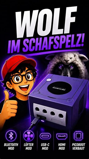 Wolf im Schafspelz: GameCube mit 5 Mods, Region-Free dank PicoBoot