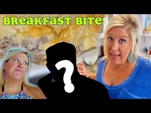 Cooking with Katiepie: CREAMY SAUSAGE BREAKFAST BITES! (with Special Guests!)