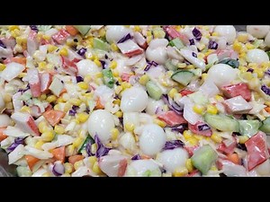 단체급식(대용량):메추리알요거트샐러드(Quail egg yogurt salad)만들기♡