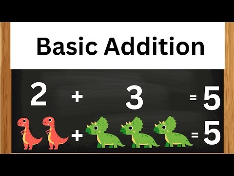 Learn Basic Addition || Basic Math Addition For Kids || Pre-K and Kindergarten Educational Video