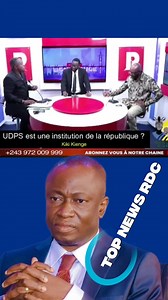 🛑🇨🇩#RDC - « Augustin Kabuya est une institution. », révèle le DG Emmanuel Tshibambe nommé par ordonnance présidentielle 👇 | Top News RDC
