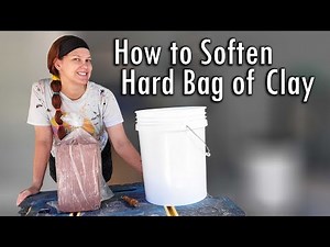 How to Soften a Hard Bag of Clay | Make Clay Soft Again for Throwing