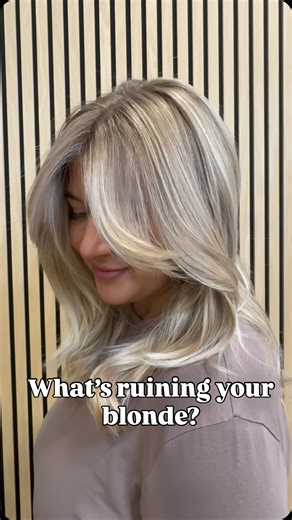 𝐋𝐀𝐋𝐀 𝐇𝐚𝐢𝐫 𝐒𝐚𝐥𝐨𝐧 on Instagram: "What can ruin your blonde? Lack of a proper plan! ✨ Before coloring, we did a deep hair cleanse, reaching down to the cortex to remove product buildup, sebum, minerals from hard water, chlorine, and heavy metals. On freshly prepped hair, the color holds better and the application is much smoother. I worked with a very low developer because @melissajanenorton loves her long hair — my goal was to keep it healthy, soft, and polished. The result exceeded a