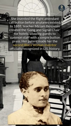 4.8K views · 65 reactions | She invented the call button before planes existed, but where was her system first installed? #history #blackhistorymonth #didyouknow | Ancient Saga | Facebook