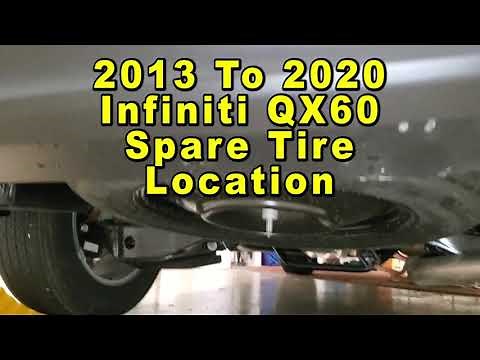 Infiniti QX60 Spare Tire Location Under Cargo Area 2013 To 2020 1st Generation