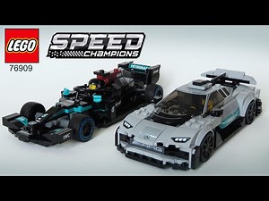 LEGO SPEED CHAMPIONS - Mercedes-AMG F1 W12 & Mercedes-AMG Project One (Set 76909 BUILD INSTRUCTIONS)