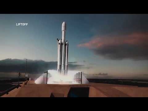 See SpaceX Falcon Heavy Launch 24 Satellites in New Animation