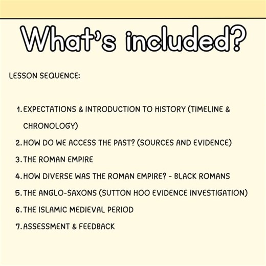 Complete Intro to History Scheme – Lessons, Homework & Data Tracking