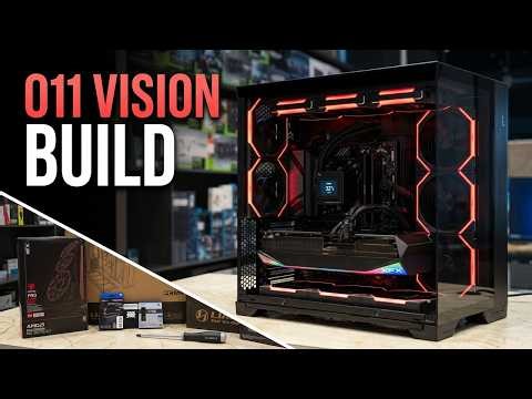 7800X3D Gaming PC Build in Lian Li O11 Vision - Watch This Stunning Aesthetic!