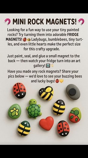 Mini Rock Magnets 🧲 | Rockville Rocks