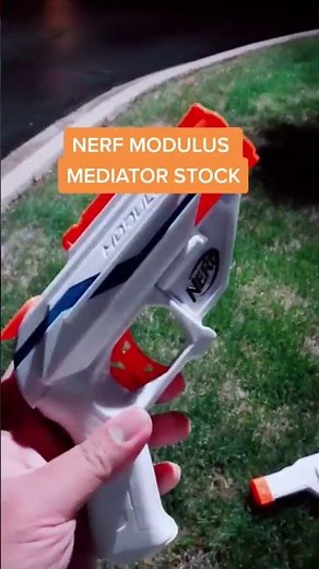 NERF MODULUS MEDIATOR STOCK (BLASTER) | #nerf | #nerfblaster #nerfwar | #blowback #throwback