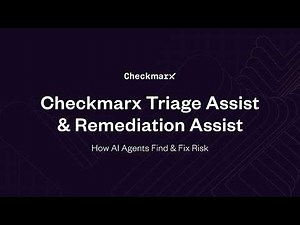 Checkmarx Triage Assist & Remediation Assist demo