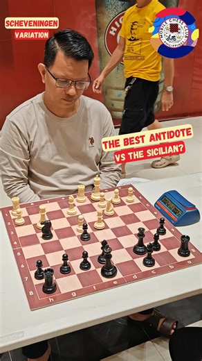 A brilliant opening preparation against the Sicilian Defense using the Scheveningen Variation. Sharp yet accurate sacrifices open lines and lead to a stunning checkmate. If you’re looking for a reliable antidote vs the Sicilian, this setup is worth adopting. #winningdrink #Chess #MCCP #catur #ChessOpening | Mobile Chess Club Philippines