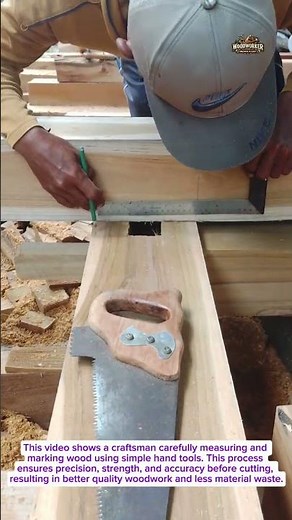 Satisfying Traditional Woodworking Process by Hand