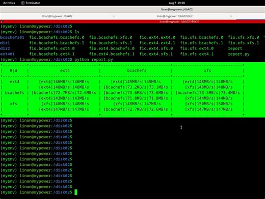 【Linux】bcachefs性能对比测试数据更新，原来我是被debian发行版里的长久不更新的bcachefs-tools坑了！！！