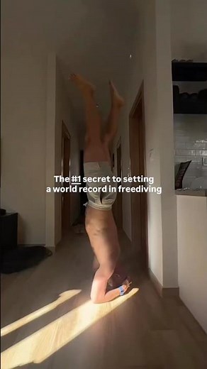 The #1 Secret to a FREEDIVING WORLD RECORD 👀🤫 #freediving #worldrecord #deepdive