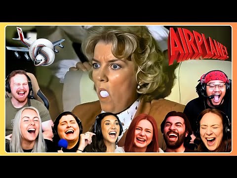 HILARIOUS Egg Scene Reactions 🥚 Airplane! (1980) First Time Watching Movie Reaction Compilation