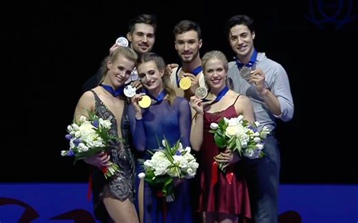 2018 Milan ice dance ceremony   interview