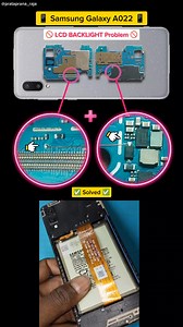 Samsung Galaxy A022 LCD BACKLIGHT Problem 🚫 Solution ✅🛠️📲 | Prãtãp Ràñâ