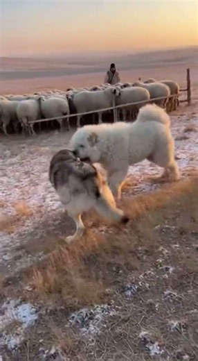 South Russian Ovcharka — the fearless white guardian of the steppes 🇷🇺🐾