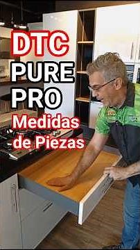 DTC Pure PRO - Drawer Part Dimensions - Prefabricated Drawers