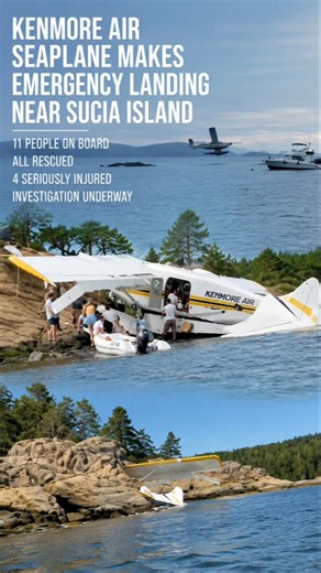 Kenmore Air Plane Crash? 11 Rescued After Emergency Landing in Washington | Breaking News