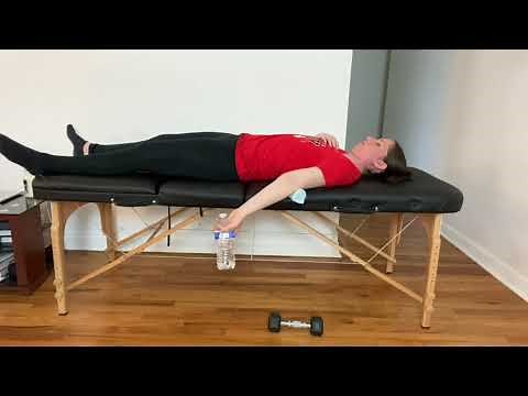 Low Load Prolonged Stretch - Elbow Extension plus Supination