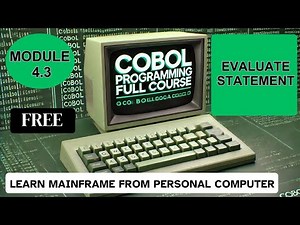 Module 4.3: COBOL Evaluate Statement | COBOL Programming Full Course