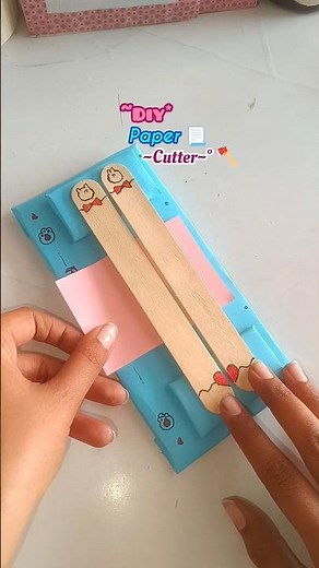 Diy Cute 📃 Paper Cutter Machine 🔪 #diy #craft #shorts #ytshorts
