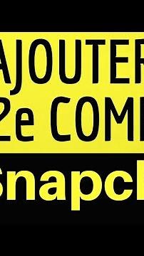 Comment ajouter un compte Snapchat, comment changer de compte sur Snapchat