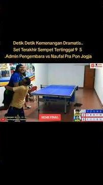KEMENANGAN DRAMATIS DETIK2 AKHIR 🏓 SEMI FINAL TURNAMEN OPJ 🏆 HERU PENGEMBARA VS NAUFAL