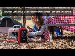 Inverter Generator for quiet, clean power on the go.