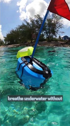 What is a battery powered tankless dive system?