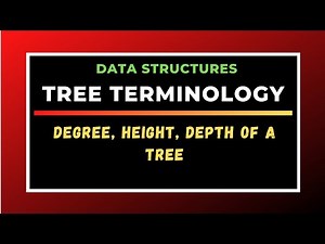 Tree Terminology || What is Degree, height, Weight || C and Data Structures Tutorial