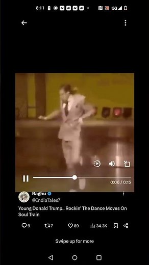 Donald Trump Soul Train Dance | Throwback