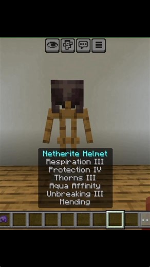 Max helmet with least XP tutorial #GODRimuruOG #minecraft